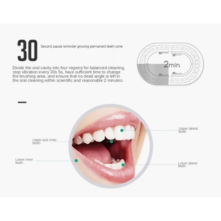 2021 sonic cepillo de dientes eléctrico adulto temporizador cepillo de repuesto cabezas de 6 modos cargador usb suave cepillo cabeza no duele los dientes (8)