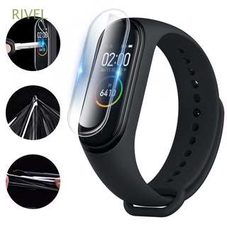 RIVEL Durable Screen Protector Not Tempered Glass TPU Protective Film Protective Film For Mi Band 5 6 Anti-scratch TPU Hydrogel Smart Wristband For Xiaomi Hydrogel Film (1)