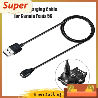 <Inn> Cable de carga USB de 1 m para Garmin Fenix 6S 6 5 Plus 5X Vivoactive 3