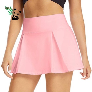 anillos moda atlético estiramiento animador con pantalones cortos falda tenis golf bolsillo running ropa deportiva mujer/multicolor