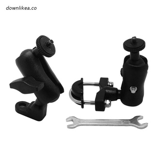dow Aluminum Motorcycle Handlebar/Rear View Mirror Mount Double Socket Arm Holder