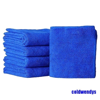 5 pzs toallas De limpieza De Microfibra Azul Para lavado De coches (3)