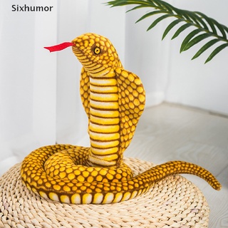 [sixhumor] adorable simulación de serpiente juguetes de peluche cobra animales suaves muñecos de peluche bithday regalo co (4)
