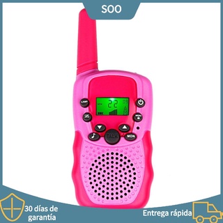 walkie talkies 22 canales radio al aire libre e interior juguetes regalo para niño o niña