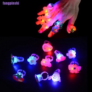 [SHI] anillos luminosos para bebés/5 pzas/juguete/regalos/regalos LED/dedo Flash para niños (1)
