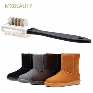 Mxbeauty útil S forma de zapatos botas de limpieza Nubuck Suede zapatos cepillo * * cm plástico negro suave 3 lados/Multicolor