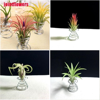 JTCO 10pcs Metal Air Plant Stand Container Holder Tabletop Plant Display Rack Vase JTT