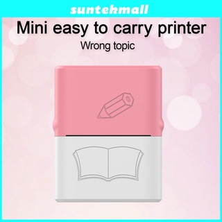 (SUNTEKMALL) Mini impresora De bolsillo con estampado De aplicación/Smart phone Portátil Para trabajo/Etiqueta/Memo diario Qr Codes