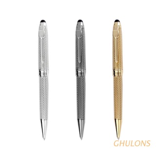 ghulons 1.0mm de lujo twist bolígrafo de negocios firma rollerball negocios suministros de oficina papelería escritura regalo