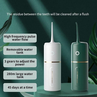 [Original] limpiador de dientes doméstico portátil eléctrico removedor de cálculo Dental impermeable recargable irrigador Oral