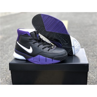 Nike Kobe 1 Protro “Purple Reign” negro/blanco-Varsity púrpura para hombre zapatos de baloncesto