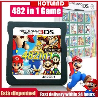 Cartucho De videojuego 482 en 1 Para Super Mario Nintendo Ds Ndsl Ndsi 2ds 3ds Para nuevo modelo accesorios (1)