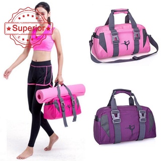 Bolsa de yoga bolsa de Fitness de los hombres y las mujeres bolsa de viaje de deportes grande equipaje bolsa de mensajero bolsa de hombro Z8T5