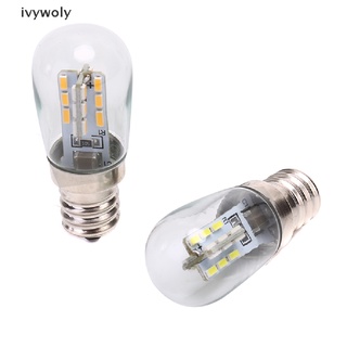 Ivywoly Bombilla De Luz LED E12 Lámpara De Sombra De Vidrio Iluminación Para Máquina De Coser Refrigerador CO