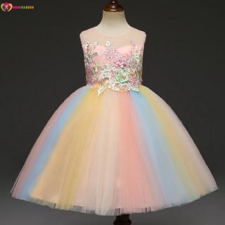 [HG]*O* vestido de princesa para niños vestido de niña anfitrión pasarela rendimiento falda