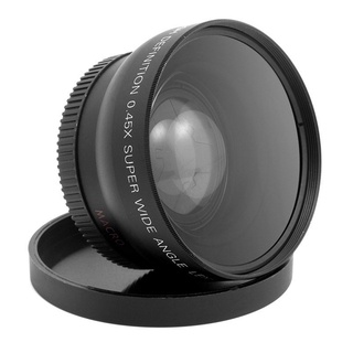 hd 52mm 0.45x lente de gran angular con lente macro para cámara dslr canon nikon sony pentax 52mm