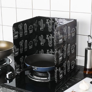 papel de aluminio de la cocina de la cocina de aceite de salpicaduras de gas estufa de calor a prueba de quemaduras (3)