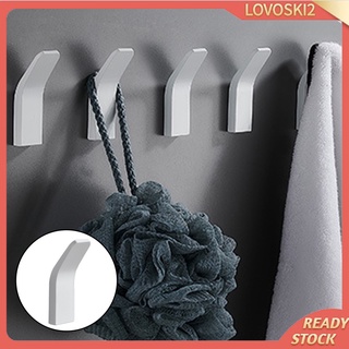 [LOVOSKI2] 5 ganchos de pared para colgar toalla adhesiva organizador de puerta del hogar
