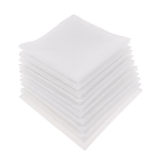 Gemgem Loey 12x10 piezas pañuelos Unisex Vintage 100% algodón pañuelos lavables