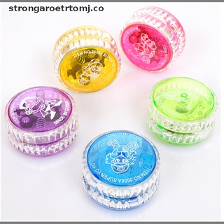 fuerte bola de yoyo de alta velocidad luminosa led intermitente yoyo juguetes para el entretenimiento de fiesta infantil.