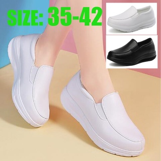 Nuevos zapatos De enfermera negro zapatos casuales casuales De verano para mujer/zapatos blancos blancos para mujer