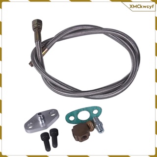 Universal Oil Drain Return Feed Line Kit for T3 Auto Parts