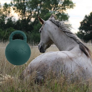 pelota de juego equino de goma anti-burst 25cm caballo pelota de fútbol juguete de entrenamiento