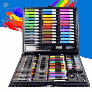 150 Pzs/Set Kit De Herramientas De Dibujo Con Caja Pincel Pintura Arte Marcador Color Agua Bolígrafo Crayon Niños Regalo (1)