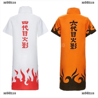 <hot>Naruto Shippuden Cosplay capa 4a y 6a capa Hokage túnica fiesta vestido hasta capa