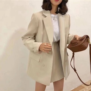 Local: MIRAI Fashion Blazer mujer primavera Slim diseño corto Blazer chaquetas abrigo Blazer Trend Untuk Perempuan Premium