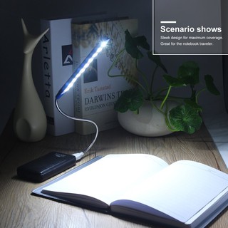 Mg Mini luz de lámpara portátil USB Flexible 10 LED para Laptop/Laptop/PC de escritorio