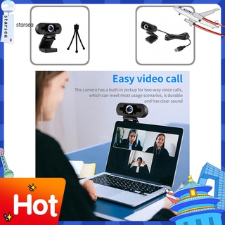 Stsez Webcam con controlador De micrófono incorporado 1080p Para computadora sin dolor/sin conductor/sin Uso en Vivo