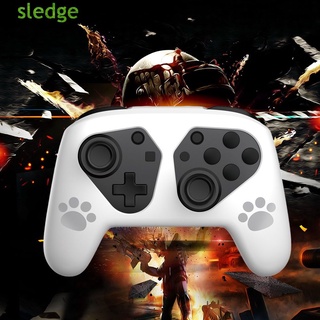sledge Silicone Rubber Cover Case for Nintend Switch NS NX Pro Controller Protective Skin with 2 Caps Grips for NintendoSwitch sledge