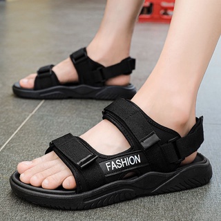 Sandalias de los hombres de verano nuevo de doble uso versátil sandalias jóvenes estudiantes tendencias deportivas Casual zapatillas de playa (1)