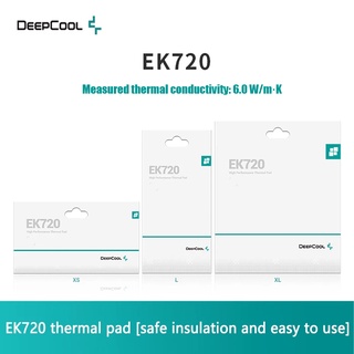 MK Deepcool EK720 medida con almohadilla de silicona disipadora de calor para computadora CPU RAM Chip Motherborad SSD tarjeta gráfica almohadilla térmica