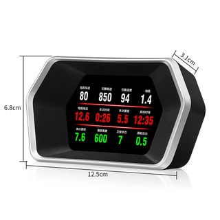 Car Dispaly Automobile Smart Multifunctional HD HUD Heads-up Display with OBD Interface (6)
