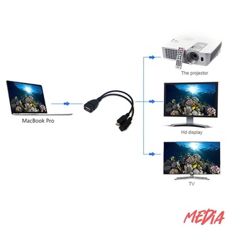 Cable Adaptador De datos Portátil De transferencia De datos/Micro USB a OTG De 0.2m
