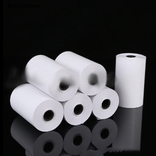 risesktoy 5 rollos de papel adhesivo imprimible papel térmico directo con autoadhesivo *venta caliente