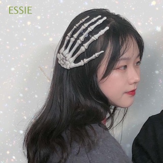 Essie Cosplay accesorios Harajuku mano hueso Punk esqueleto garras cráneo estilo coreano Barrette mujeres Clip de pelo/Multicolor
