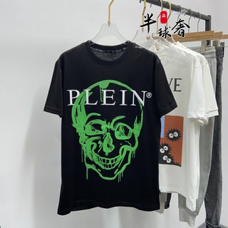 Philipp Plein 2021 primavera y verano nueva letra cráneo manga corta camiseta masculina Philipp Plein