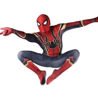 2018 Marvel Vengadores Iron Spiderman Traje Completo Disfraces cosplay