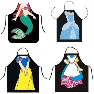 LOVEILOVEE Useful Bib Oxford Cloth Home Cleaning Tool Kitchen Aprons Wipeable Anime Waterproof Household Oil-Proof Baking Accessories (4)