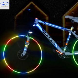 Nuevo♕cinta adhesiva reflectante para rueda de 8 m/26,2 pies para bicicleta, coche, motocicleta [ITEC] (4)