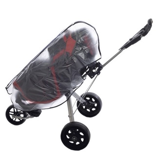 durable transparente carrito de golf bolsa de lluvia cubierta protectora impermeable capucha accesorios (4)