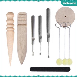 10 piezas de cuero artesanal conjunto de herramientas diy hechos a mano bordes de cuero