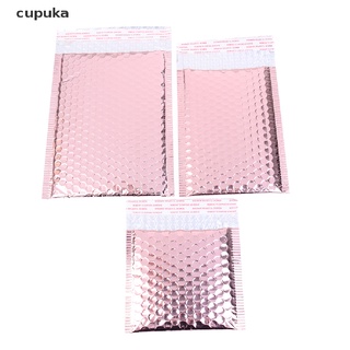 cupuka 10pcs oro rosa burbuja sobre de oro rosa papel de aluminio burbuja mailer para regalo embalaje co