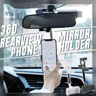 Soporte para teléfono de coche, espejo retrovisor, navegador, asiento delantero, asiento trasero, soporte ajustable para teléfono móvil