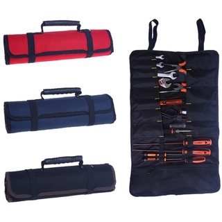 multifunción bolsas de herramientas prácticas asas de transporte oxford lona rollo bolsas instrumento caso