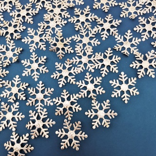 200 unids/pack de 3 cm de navidad copos de nieve artificiales adornos de nieve decoraciones de árbol de navidad boda fiesta copos de nieve decoración