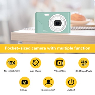 [Nexus]cámara Digital FHD 1080P 36.0 Mega Pix Vlogging cámara con Zoom Digital 16X (3)
